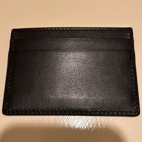 Gucci GG Mens Womens Card Holder Case Wallet Leather Black New Without Box - Picture 2 of 6